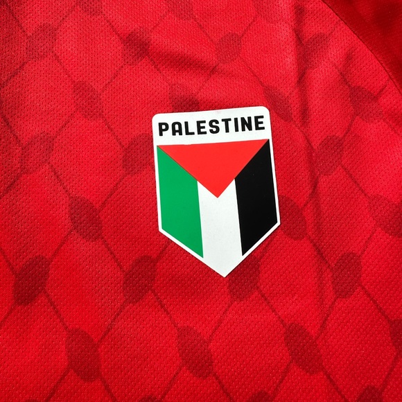 Palestine 2025 2026 Home Jersey Red Kelme Soccer - Picture 3 of 5